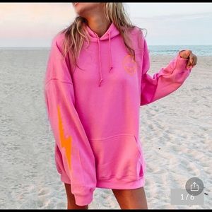 Cute Pink Sweatshirt Size M